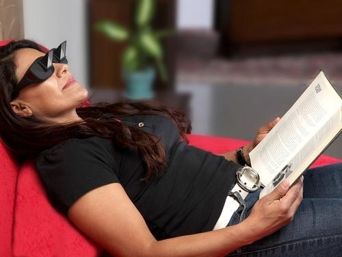 Read or Watch TV While Laying Down With These Crazy Glasses
