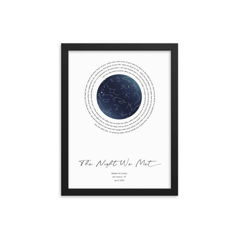 Custom Song Lyrics Star Maps