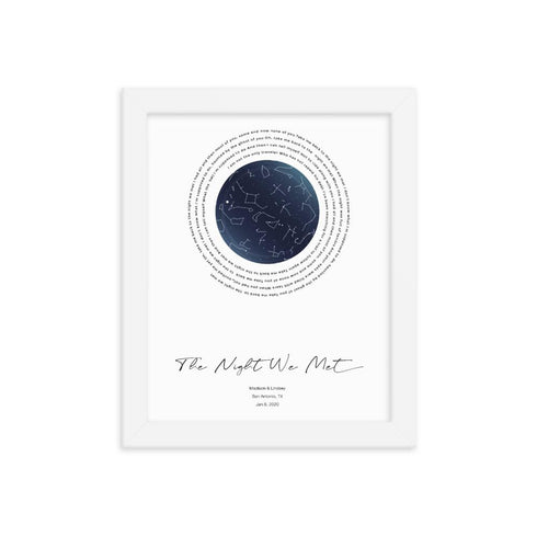 Custom Song Lyrics Star Maps