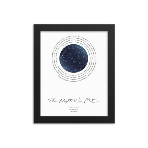 Custom Song Lyrics Star Maps