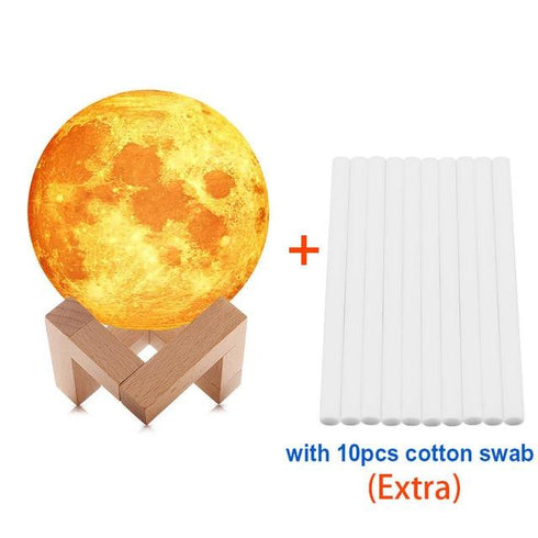 LevMoon 2 - 3D Moon Lamp Humidifier
