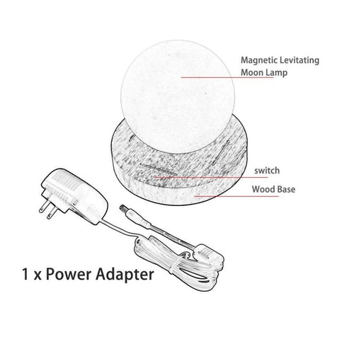 LevMoon™ - Levitating Moon Lamp