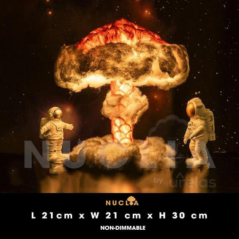 Nuclia - The Original 3D Nuclear Explosion Lamp (Mushroom Cloud)
