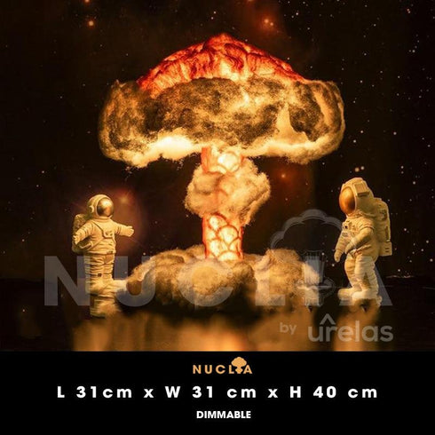 Nuclia - The Original 3D Nuclear Explosion Lamp (Mushroom Cloud)
