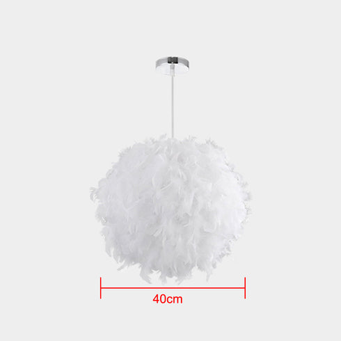 Feathersy - Feather Pendant Light (Lampshade)