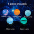 Spacemas - 3D Solar System (Planetary) Lamp Ornaments for Christmas Tree Decor