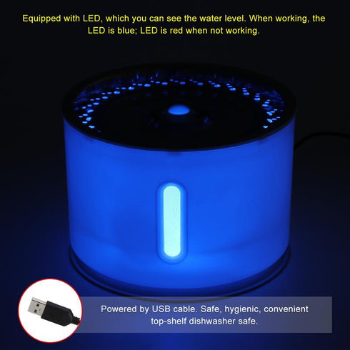UpSlurp™ - Automatic Water Fountain for Pets (2.4L/82oz)
