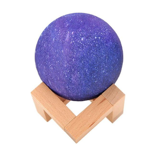 Yelfy - 3D Colorful Galaxy Lamp (with Free Base)
