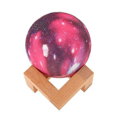 Yelfy - 3D Colorful Galaxy Lamp (with Free Base)
