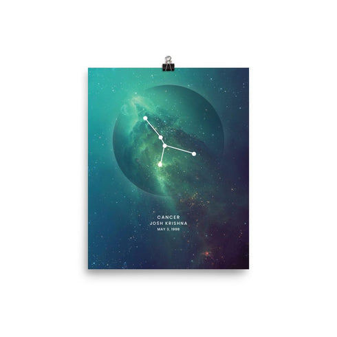 Zodiac Constellations Print (Cancer)