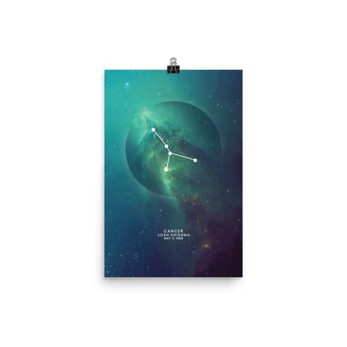 Zodiac Constellations Print (Cancer)